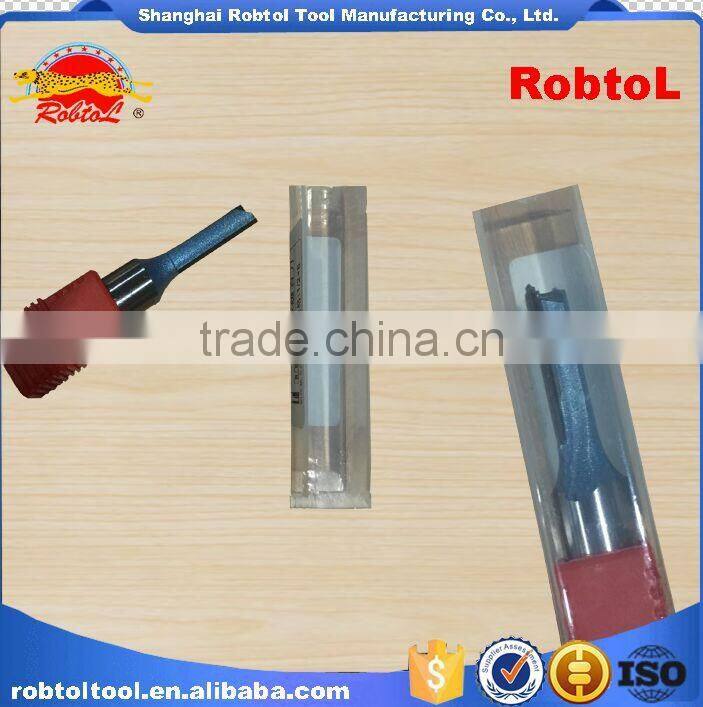 8MM Tungsten Carbide Router Bits woodworking one double flute straight shank CNC milling cutter