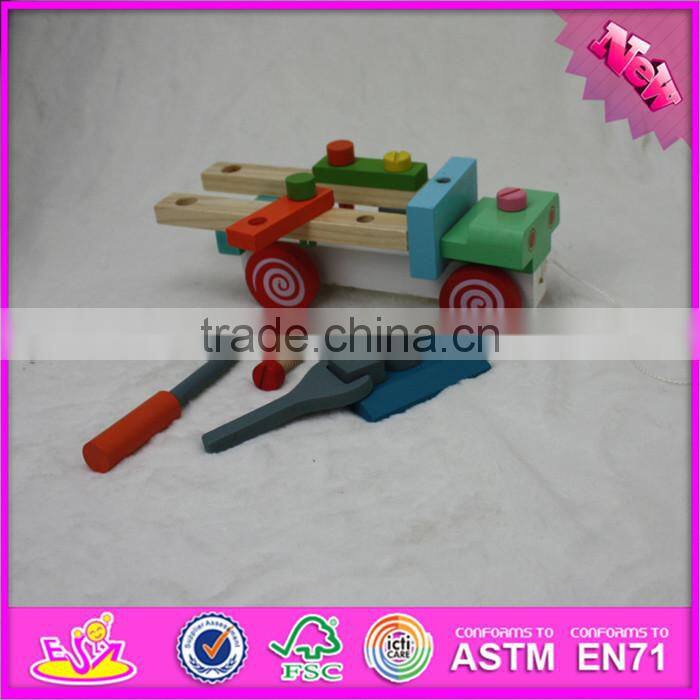 2016 best design educational children wooden toy screws for sale W03C026
