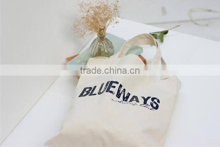 Wholesale natural cotton shopping bag/cotton road bag/organic cotton tote bag