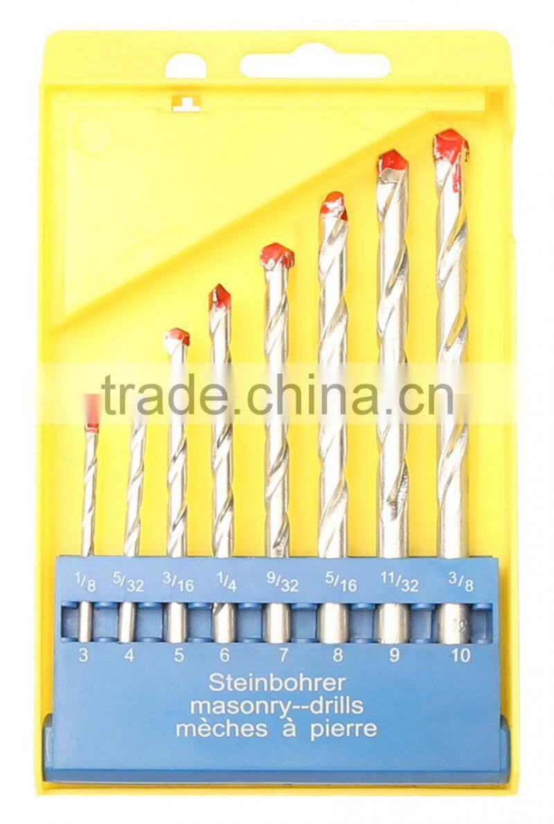 8pc Masonry Drill Set