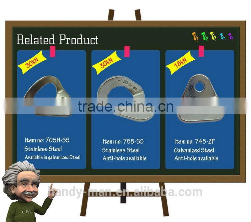 745-SS Stainless Steel Regular Triangle Shaped Bolt Hanger