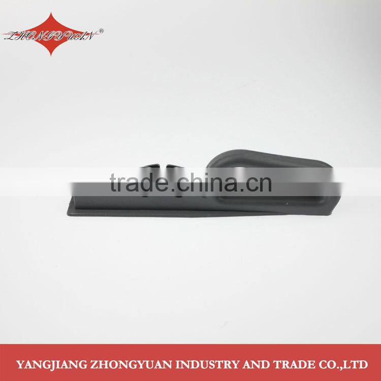 Carbon steel knife sharpener with long safety handle