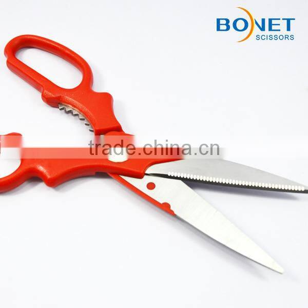 S53003 CE qualified 8" meat cutting stainless kitchen scissor