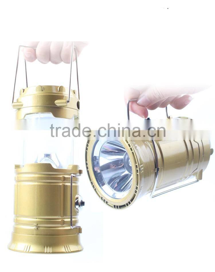 2016 practical factory price cheap outdoor rechargeable battery emergency solar lantern camping out light