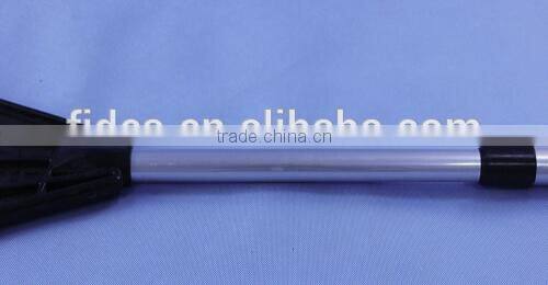 Long Aluminum telescopic handle garden broom for cleaning fallen leaves