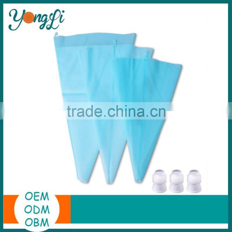 Piping Bag Cake DIY Decorating Tool Food Grade Empty Silicone Pastry Bag