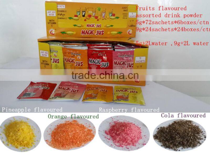 Pineapple flavoured juice powder for juice making