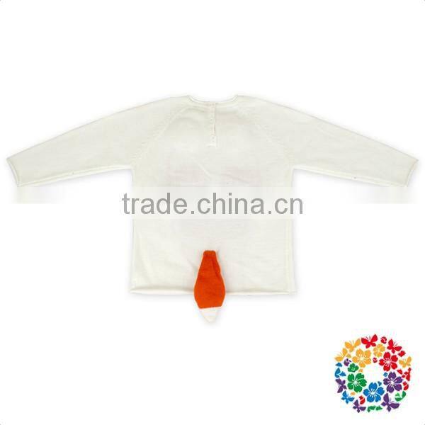 Lovely Fox Print Baby Sweater Knitted Pattern Long Sleeve Sweaters Baby Winter Pullover Sweater