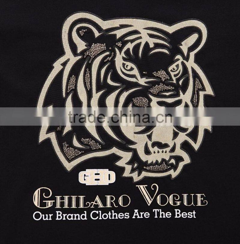 wholesale 95cotton 5spandex brand fashion slim t shirt