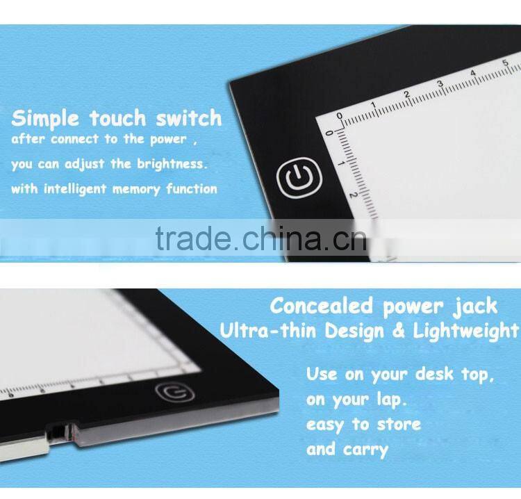 LED Artist Stencil Board Tattoo Drawing Tracing Table Light Box Pad