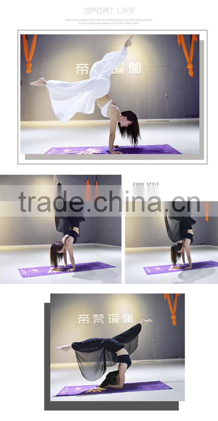 Comfy chiffon gothic harem pants for yoga