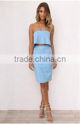 2016 New Sexi Crop top and Full length Panty set