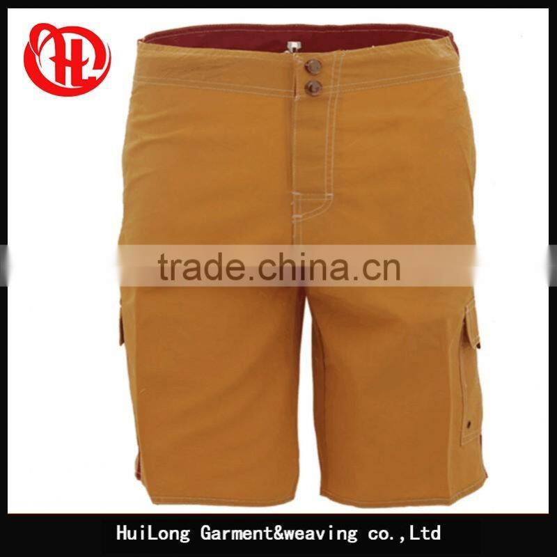 cheap short pants peach twill stock cargo men shorts