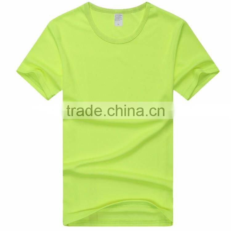 Factory price round neck cheap plain dyed cotton fitted t-shirts