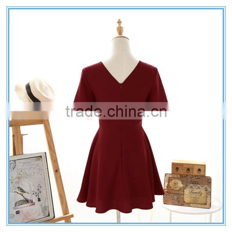Korean Short Umbrella Dresses New Fashion Ladies New Model Dress