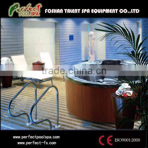 New sale acrylic round hot tub spa with 5person