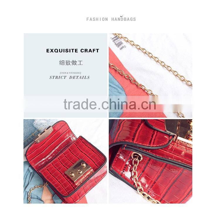 lady red small side bag for college girls