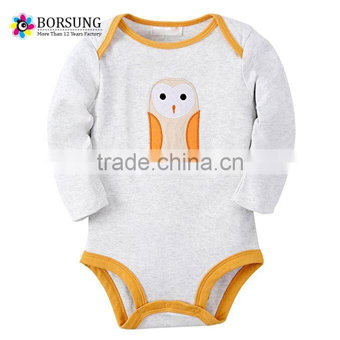 New Baby Boys Clothes fabric embroidery Romper Jumpsuit Bodysuit 100% Organic Cotton Baby clothes