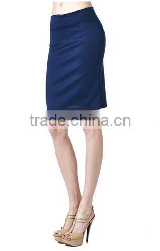 Custom Women's From Office Wear to Stretch Fabric Casual Above Knee Pencil Skirt