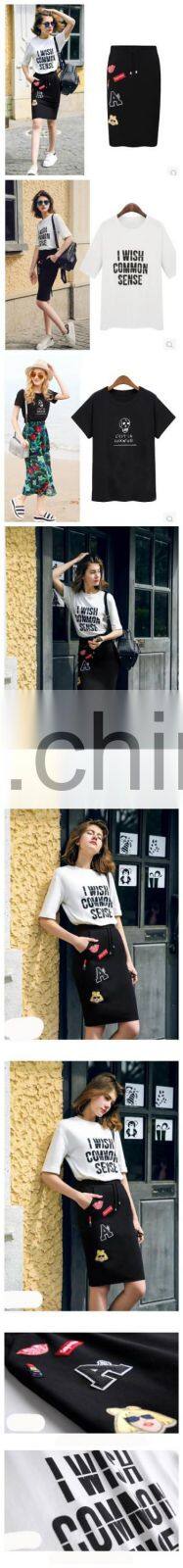 2016 china alibaba custom women's new fashion t-shirt printing wholesale china