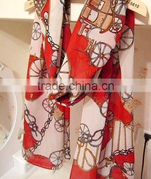 Cheap price new arrival 4 color choice design high quality chiffon material women's fashion hijab scarf