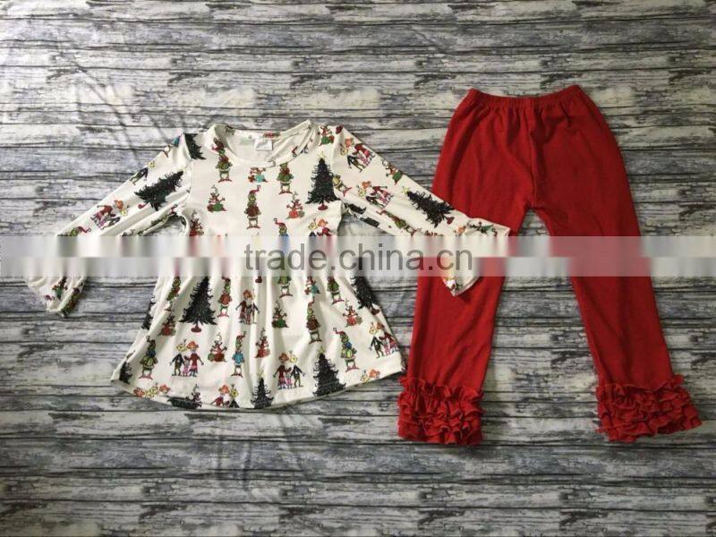 Girls Boutique Autumn Clothing Baby Clothes Hot Sale Cheap Baby Clothing Sets