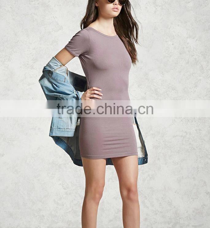 2017 bandage dress Fabric Sexy Twisted Cutout-Back Bodycon Bandage Pencil Dress