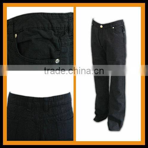 solid black trousers, daily clothes regular fit cheap mens pants
