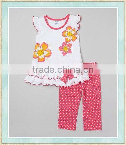 wholesale hot sale summer children clothing pink happy rabbit baby short sleeve t-shirt