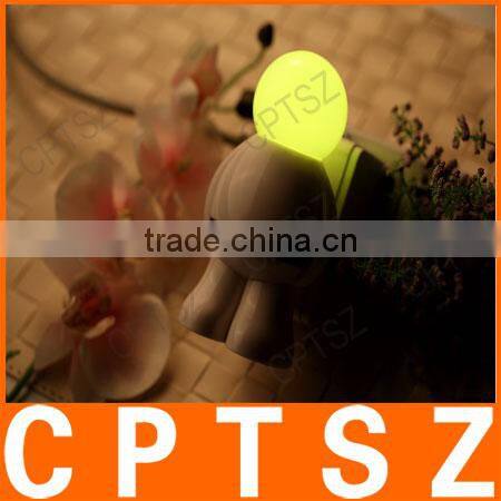 Mini Astronauts Automatic Optical Control Wall Lamp LED Night Light Lamp/Barrier Free astronaut 110-220V/1W light control 2 colo