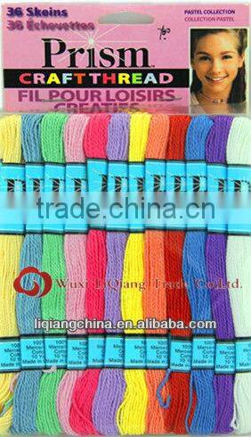 cotton bracelet thread for kid's DIY knitting