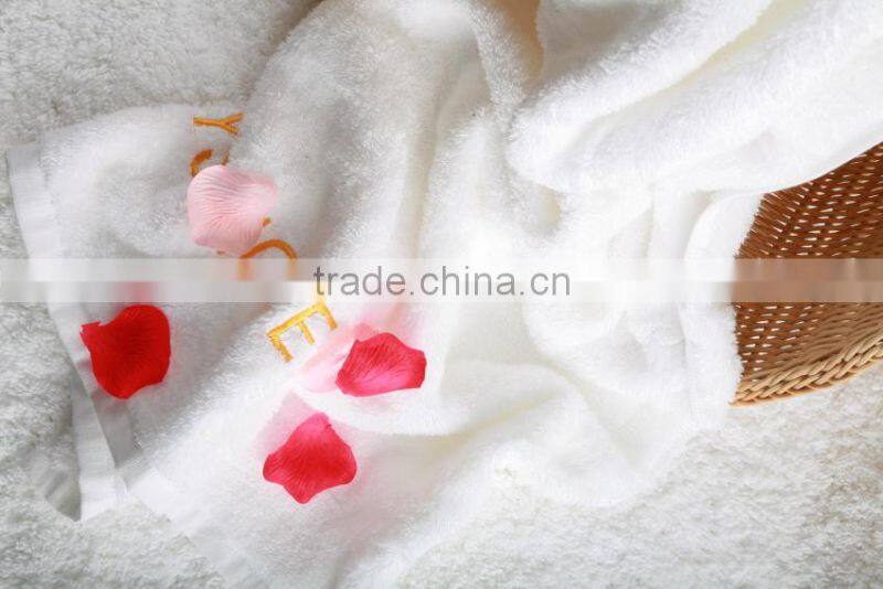 100% cotton hotel face towel, hotel towel manufacture