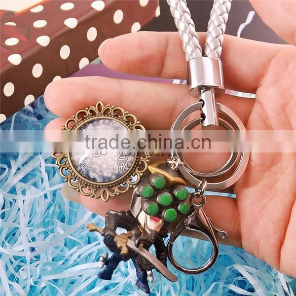 (Top Sell)Hot game League of Legends key chain,LOL figure keychain,PVC figure keychain