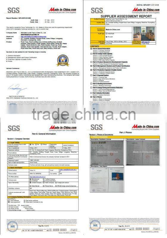 cute Hand Sock Puppet gray fox Plush Toy very cute