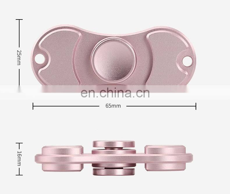 Wholesale hot selling 2 bearings fidget spinner finger toy 2017