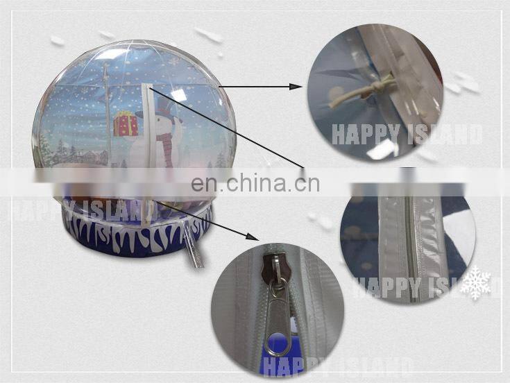HI giant inflatable snow globe,halloween snow globe,inflatable snow globe tent