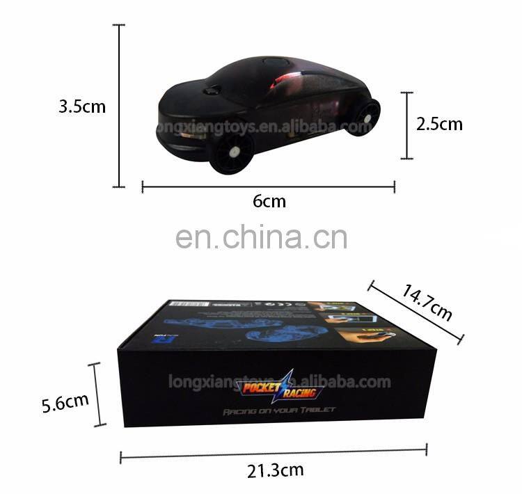 Promotional three color choice electric mini car toy with free tablet games