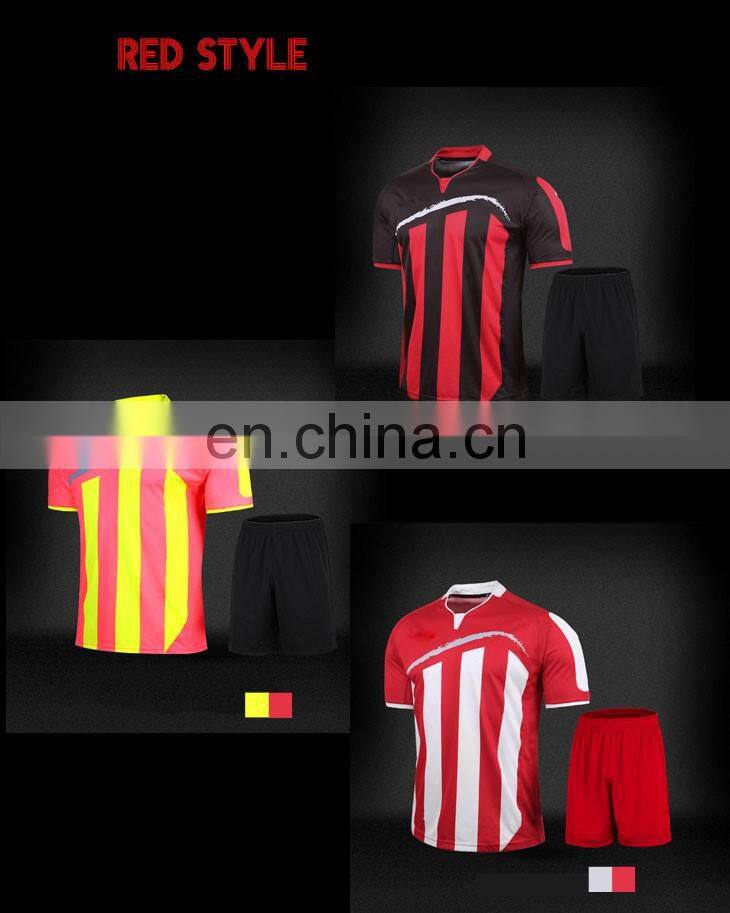 OEM Fashion high quality men soccer jersey sets custom design china supplier