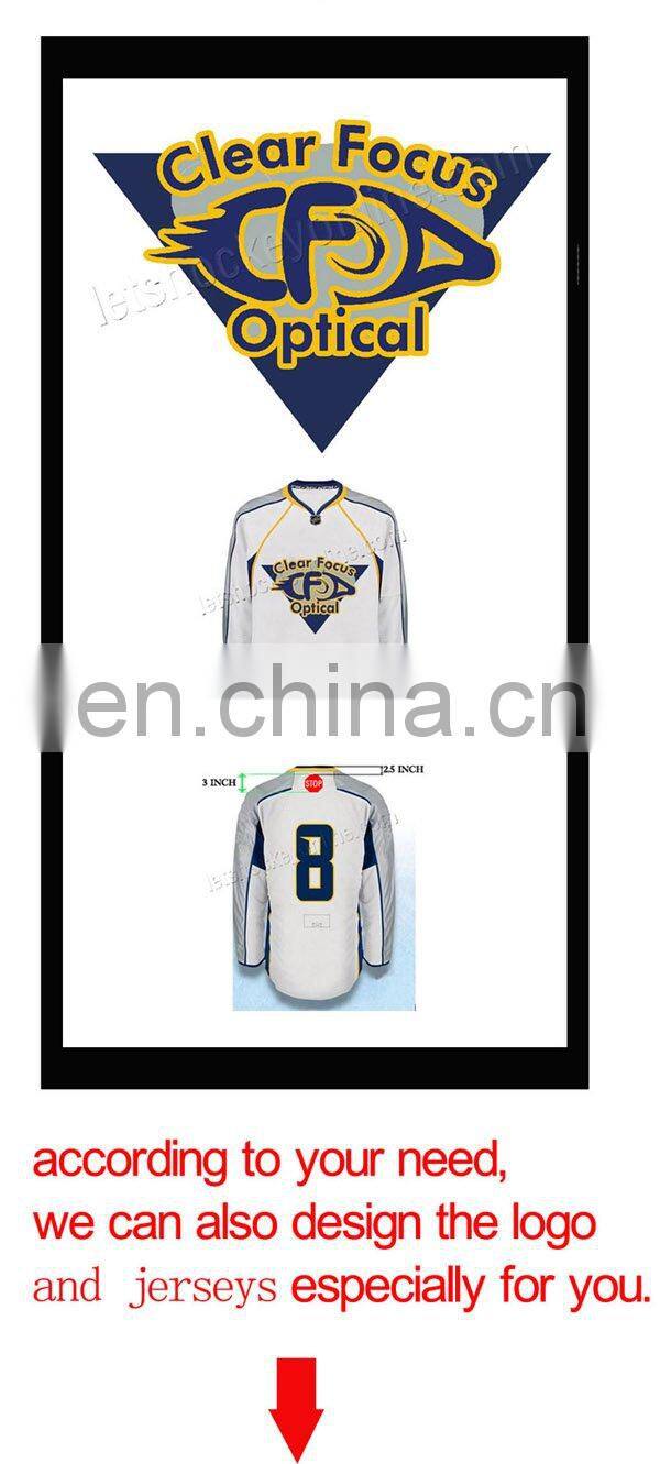 customized hockey jerseys 100% polyester team jerseys #37