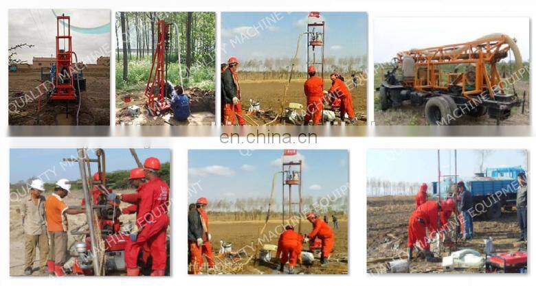 High efficiency Water Well Rig Drilling Machine Portable