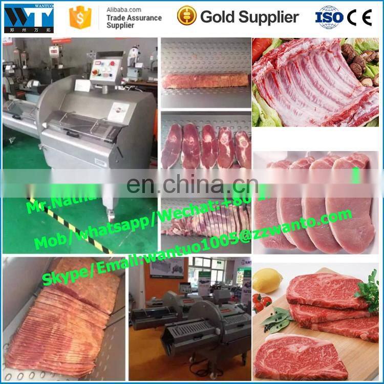 Beef lamb pork Meat chops steak cutter frozen meat cutting machine