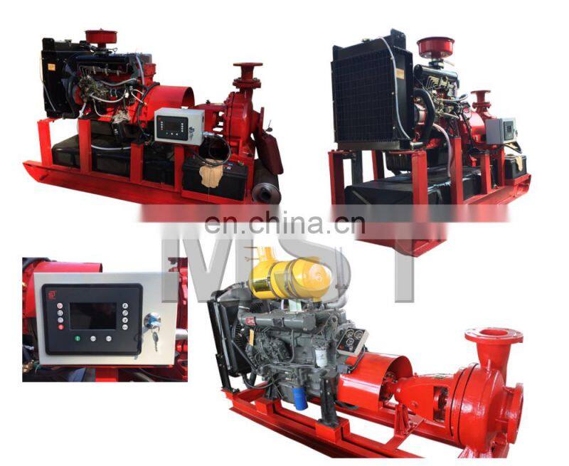 Diesel engine driven fire pump