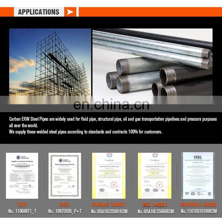 Construct round Tubes & carbon steel pipe hot sale size 60.3mm OD