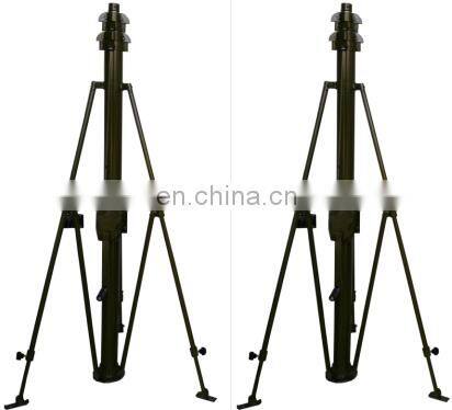 18m 20kg payload high mast tower telescopic pole folding mast hand lifting