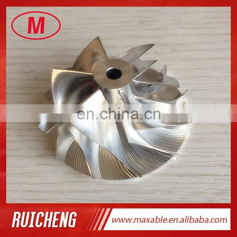 TD04HL 15G 43.38/55.69mm 6+6 blades 49189-40300 1401-404-415 Turbocharger milling/aluminum 2618/BILLET compressor wheel
