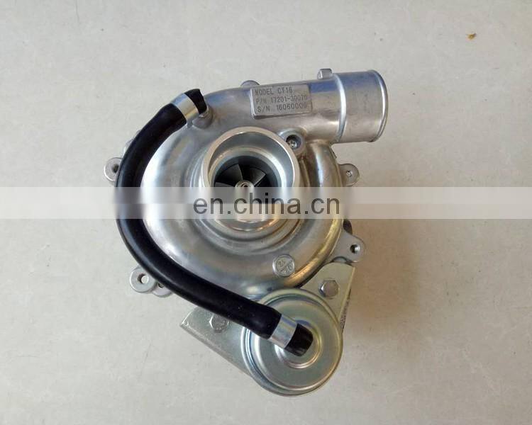 2KD Turbocharger CT16 Turbo 17201-30070 17201-30080 turbo for Hiace Hilux Land Cruiser 2.5 D4D FTV-2KD engine part