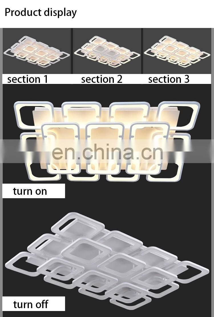 Hot selling square LED ceiling light for living room