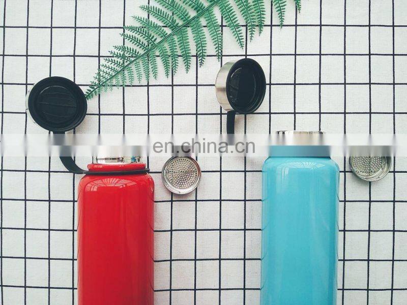 750Ml Vacuum Insulated Stainless Steel Water Bottle With Handle