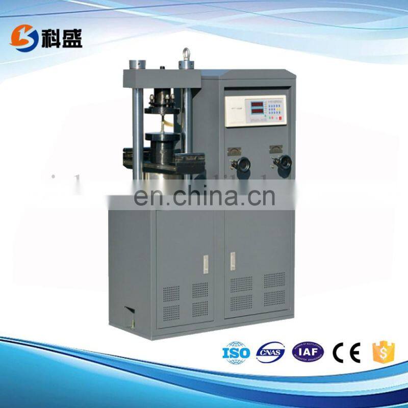 Concrete cube test machine