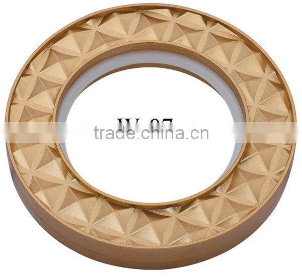 W Plastic Curtain Eyelet iron ring abs plastic rings